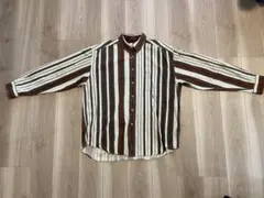 【希少】TOMMY HILFIGER 90s ヴィンテージストライプシャツ XL