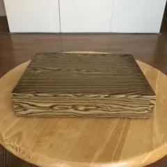 木製収納ボックス 木目調クラシック小物入れ　レトロ