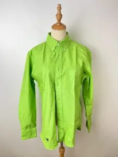 ノーリーズ　 黄緑　ボタンダウンシャツ　 L　綿100%　新品未使用タグ付き