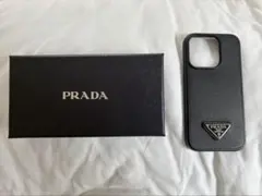 PRADA iPhone 15 Pro サフィアーノレザーケース