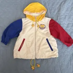 ミキハウス フード付きジャケット 90サイズ ウインドブレーカー　シャカシャカのサムネイル