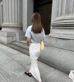 yo biotop cupro gather puff blouse - メルカリ