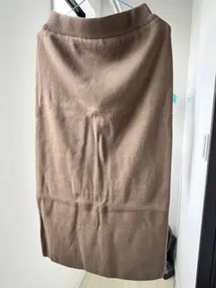 ブラウン タイトスカート Fサイズ