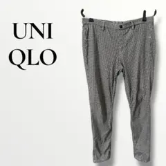 UNIQLO ギンガムチェック柄 スラックス　ストレッチタイプ　XL