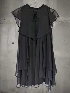 美品✨️ snidel 黒パーティードレス　フレアワンピース