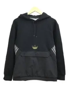 adidas ブラック フード付きパーカー M GD5799