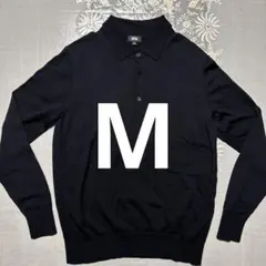 UNIQLO メリノニットポロセーター ブラック M