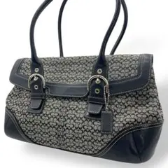 Coach Soho Signature Boston Bag BK