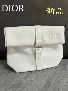 【新品未使用】Dior ノベルティ化粧ポーチ★白ホワイト非売品