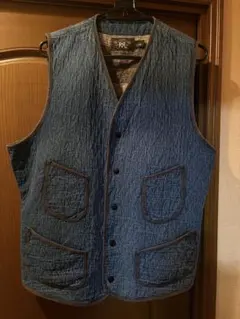RRL INDIGO QUILTING BADGETT VESTのサムネイル