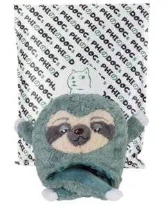 ボーイズ帽子、グリーン暖かいぬいぐるみナマケモノウィンターキャップ