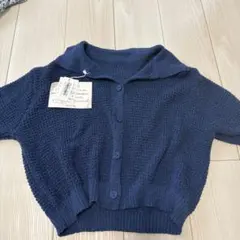 Doula Doula カーディガン トップス ニット ネイビー F