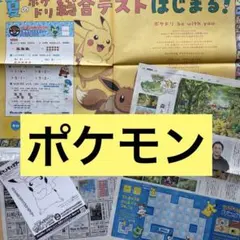 ポケパーク　ポケモンずかんドリル　ポケットモンスター　ピカチュー　読売新聞広告