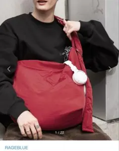 RAGEBLUE ポンディングショルダーバッグ レッド