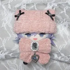 【No.358】にじぱぺっと 猫耳ニット帽×リボンマフラー