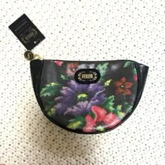 未使用タグ付き FEILER フェイラー 花柄 ポーチ コスメポーチ ブラックのサムネイル