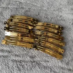 バレッタ 金具 ゴールド 髪留め ハンドメイド 素材 まとめ売り