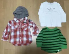 H&M GAP a.v.v 3枚　セット　まとめ売り　90cm 100cm
