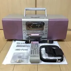 シャープMDシステムSD-FX10中古品 CDラジカセ MDラジカセ - メルカリ