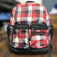 BURTON キッズ リュック 赤チェック柄のサムネイル