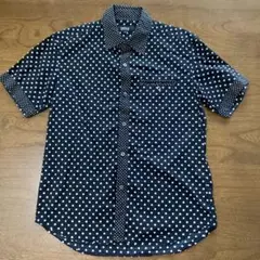 みおさん専用　COMME CA ISM ブラック ドット柄 半袖シャツ S