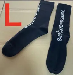 COMME des GARCONS ロゴ ソックス ブラック　コムデギャルソンのサムネイル