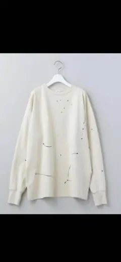 専用　6 roku ペイント　プリント　ロングTシャツ