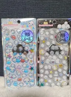 光る　ジュエルプチドロップ　正規品　あわわちゃん　シマエナガ　ストーンつき