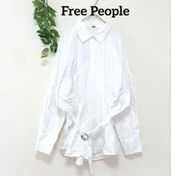 【Free People】 リングベルト オーバーサイズシャツ レディースのサムネイル