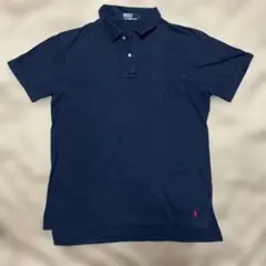 美品激レアPolo by RalphLauren ネイビー ポロシャツ L当時物