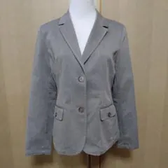 【THEORIA】テーラードジャケット グレー ＬＬ