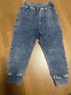 GU 110センチ　ダークブルー デニムパンツ