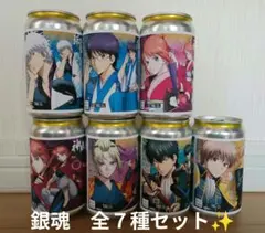 d*2様 【新劇場版 銀魂】 オリジナルラベル缶　　ステッカー全７種セット！