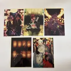 刀剣乱舞　クリアポストカード　5枚セット