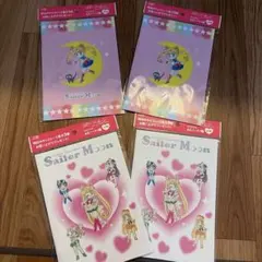 明治 限定　美少女戦士セーラームーン A5ノート アニメ2種 4冊セット