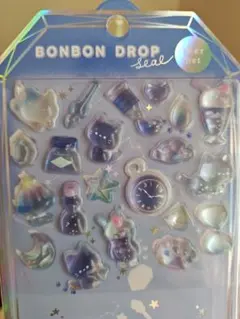 クーリア　ボンボンドロップシール　シャーベット　よるねこボンボン