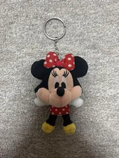 ミニーマウス ぬいぐるみキーホルダー