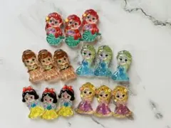 ディズニープリンセス デコレーションパーツ 15個セット