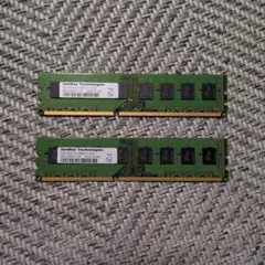 SanMax メモリー 8GB 2枚セット PC4-3200AA - メルカリ