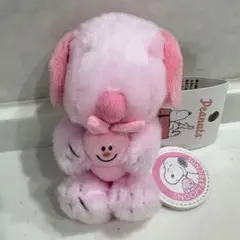 SNOOPY ぬいぐるみ マスコット ピンク USJ