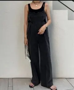 コラージュガリャルダガランテ クリッピングデニムロンパース