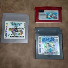 ゲームボーイ＆カラー共通　ゲームボーイアドバイスのソフト3点セット
