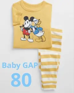 【新品未開封】80サイズGAP Disney 半袖パジャマセット