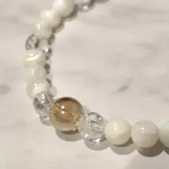 マザーオブパール　ブレスレット　アクセサリー　ジュエリー　レディース