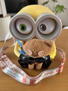 ミニオン ポップコーンバケツ ぬいぐるみ・ストラップ付き