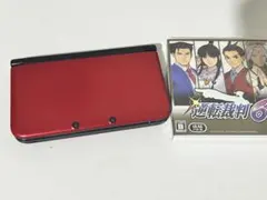 【動作品・ソフト付き】ニンテンドー 3DS LL レッド ブラック 赤 黒