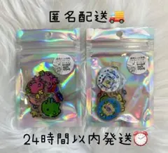 新品　たまごっち　まめっち　くちぱっち　オーロラ　ホログラム　クリアシール　2点