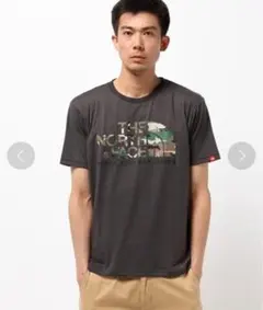 THE NORTH FACE カモフラージュロゴ Tシャツ XL