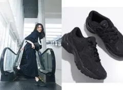 NIKEスニーカー　23.5㎝　厚底スニーカー