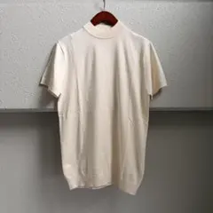 ZARA アイボリー 半袖Tシャツ　ニット